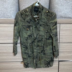 Forever 21 Army Print Jacket